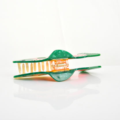 Acetate Hair Claw Clips – Christmas Wreath, Santa Hat, Holiday Truck & Colorful Fish Styles, Everyday Hair Accessories & Gifts