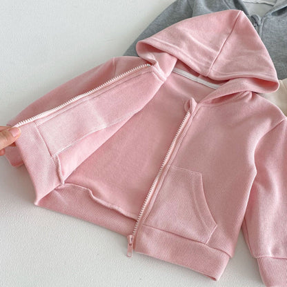 Personalized Kids’ Embroidered Hoodie & Jogger Set – Custom Name Toddler Tracksuit