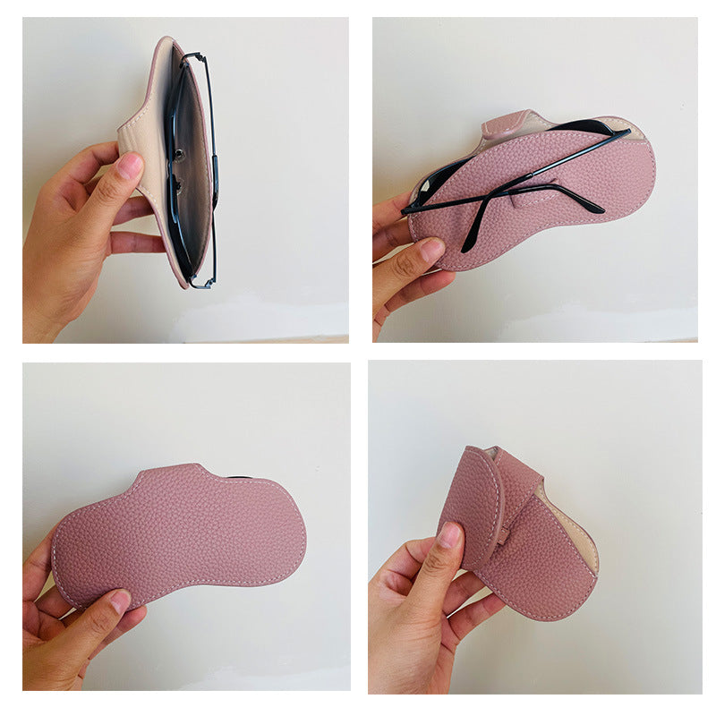Sunglasses Case Glasses Storage Bag Eyewear Organizer Bag Premium Leather Pouch