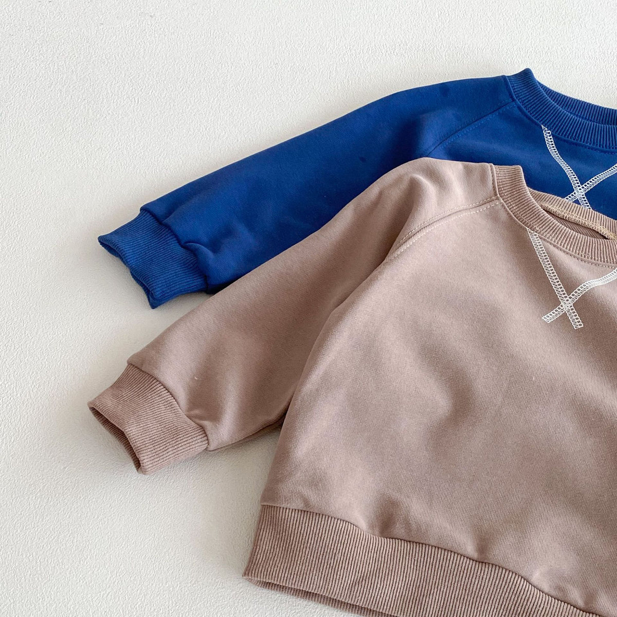 Personalized Boys Cotton Sweatshirt & Jogger Set – Custom Name Embroidery Kids Outfit