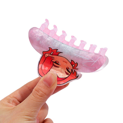 Kpop Demon Hunters Saga Boy Band Mermaid Color Hair Claw Anime Character Hair Accessory