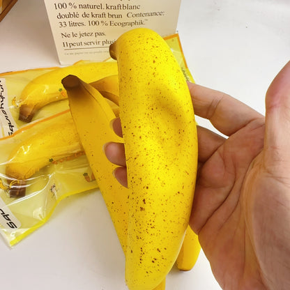 New Simulation Banana Squishy Slow Rising Stress Relief Squeeze Toy