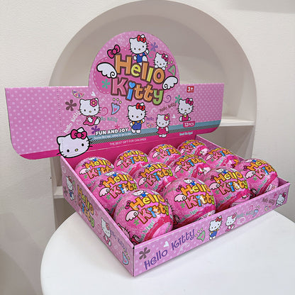 Cartoon Blind Capsule Toy Box Set of 12, Surprise Collectible Figures & Keychains
