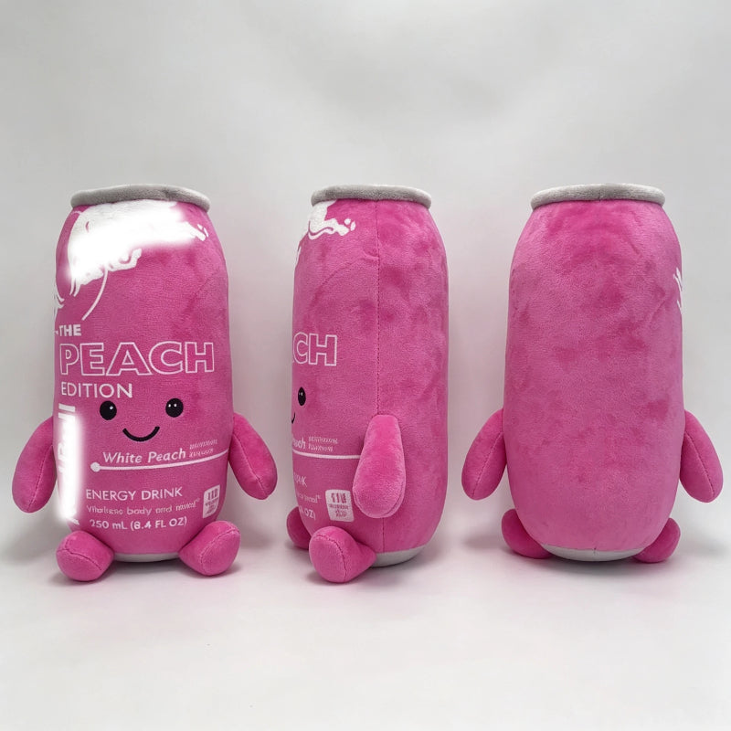Cute Energy Drink Can Plush Toys & Keychains – Smiling Stuffed Dolls, Bag Charms & Fun Gifts