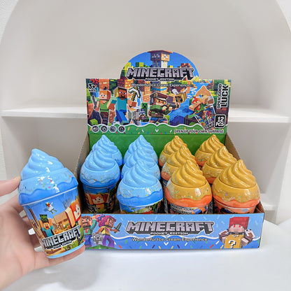 Ice Cream Cone Keychain Blind Box Set – 12-Piece Full Box Cartoon Surprise Series