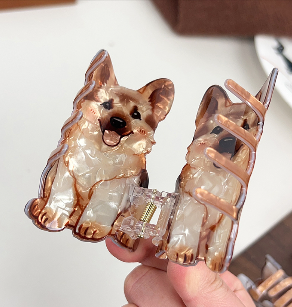 Cute Animal Hair Claw Clips – Cat & Dog Hair Accessories for Women & Girls, Novelty Gift