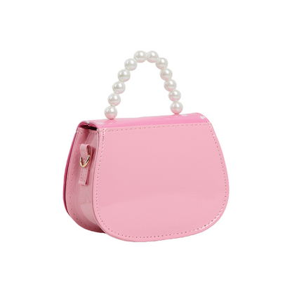 K-POP Demon Hunters Anime Print Kids Crossbody Bag with Pearl Handle & PU Strap