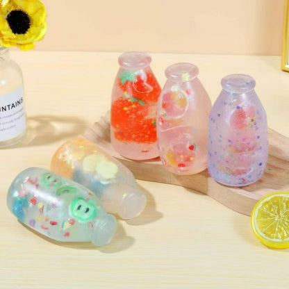 Drift Bottle Squishy Stress Relief Toy Box Set – Soft Taffy-Like Texture