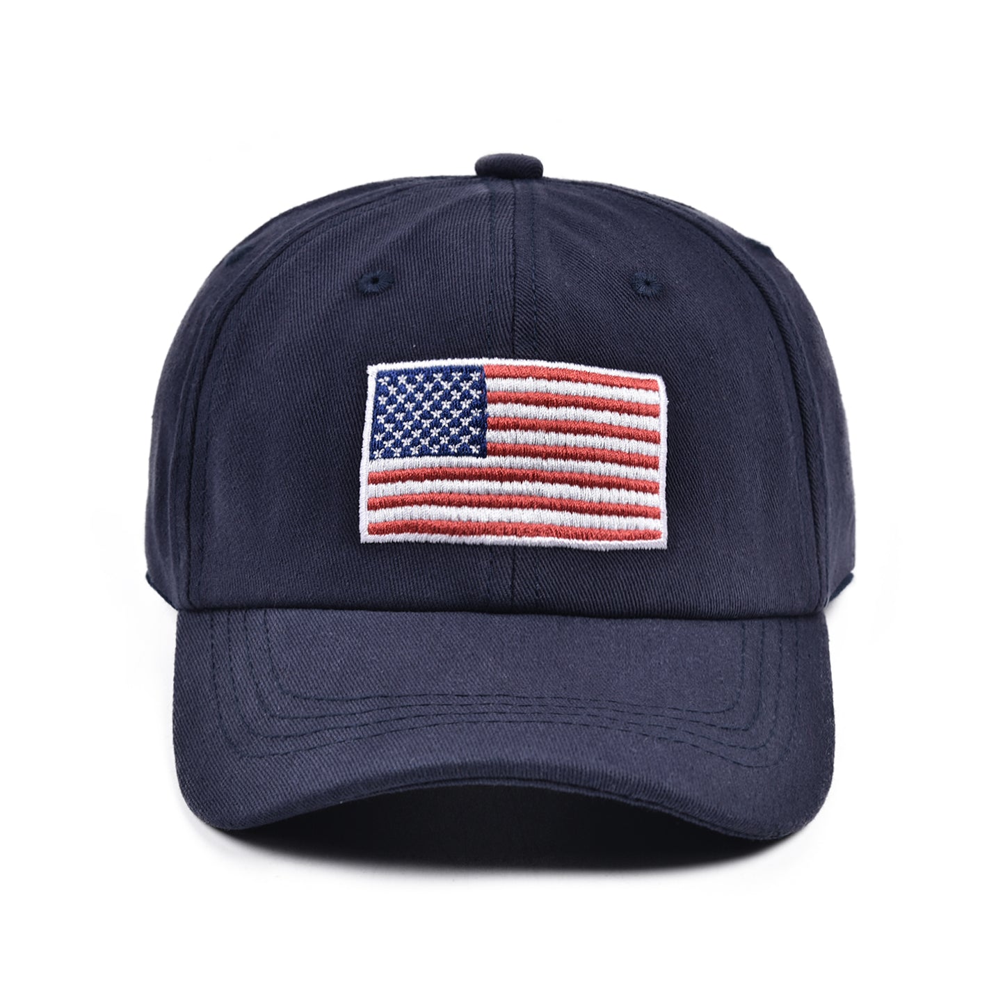 Kids American Flag Embroidered Baseball Cap Cotton Hat