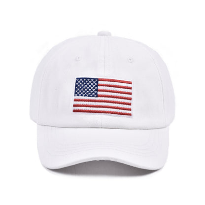 Kids American Flag Embroidered Baseball Cap Cotton Hat
