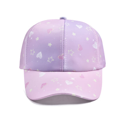 Kids Girl's Tie Dyed Print Baseball Cap Cotton Hat For Trips