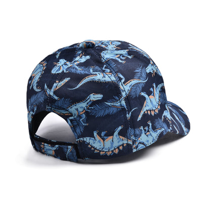 Kids Boy's Dino Print Baseball Cap Cotton Hat