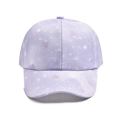 Kids Girl's Tie Dyed Print Baseball Cap Cotton Hat For Trips