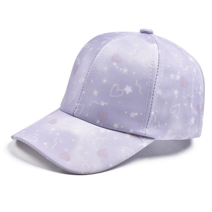 Kids Girl's Tie Dyed Print Baseball Cap Cotton Hat For Trips