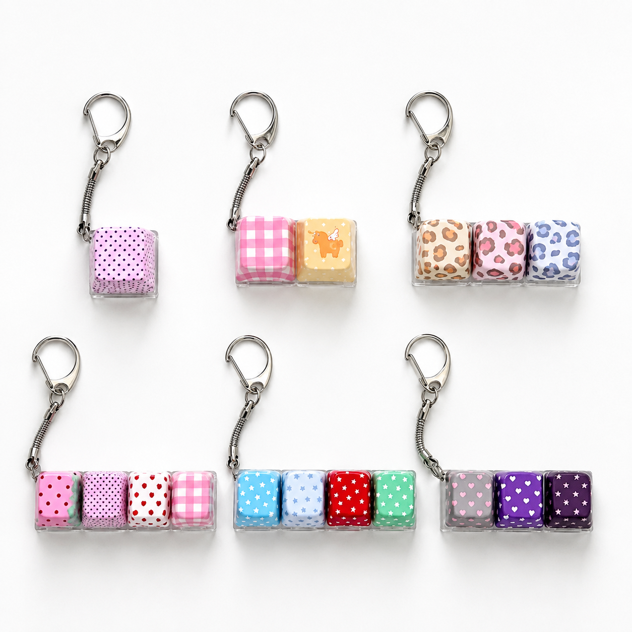 Mini Keyboard Bag Charm Keychain Aesthetic Key Cap Accessory – Gift Shop Wholesale