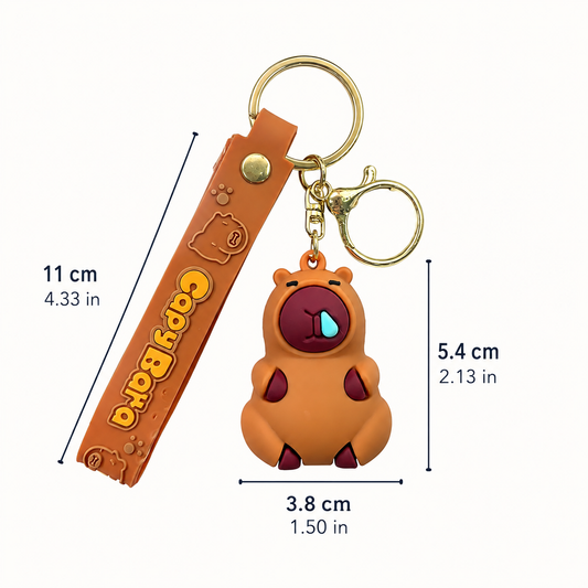 Cute Capybara Keychains – Kawaii Animal Bag Charms & Novelty Gifts