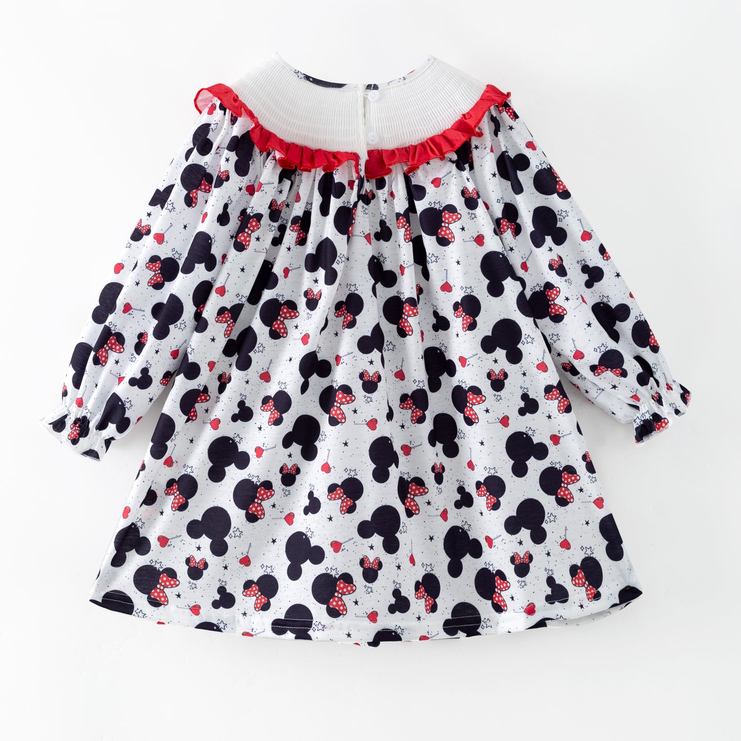 Girls Valentine's Day Spring Cartoon Custom Name Smock Embroidery Collection