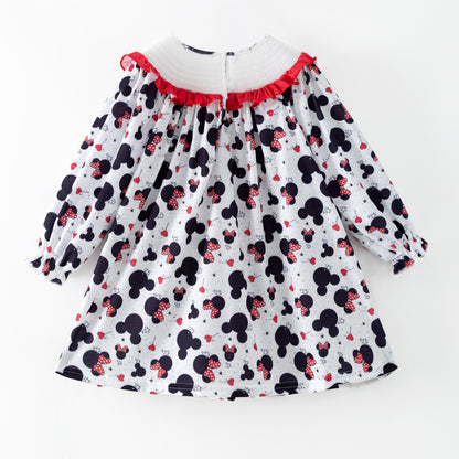 Girls Valentine's Day Spring Cartoon Custom Name Smock Embroidery Collection