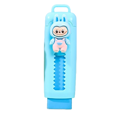 Labubu Slide Eraser for Students 4 Colors Available Drawing & Exam Stationery