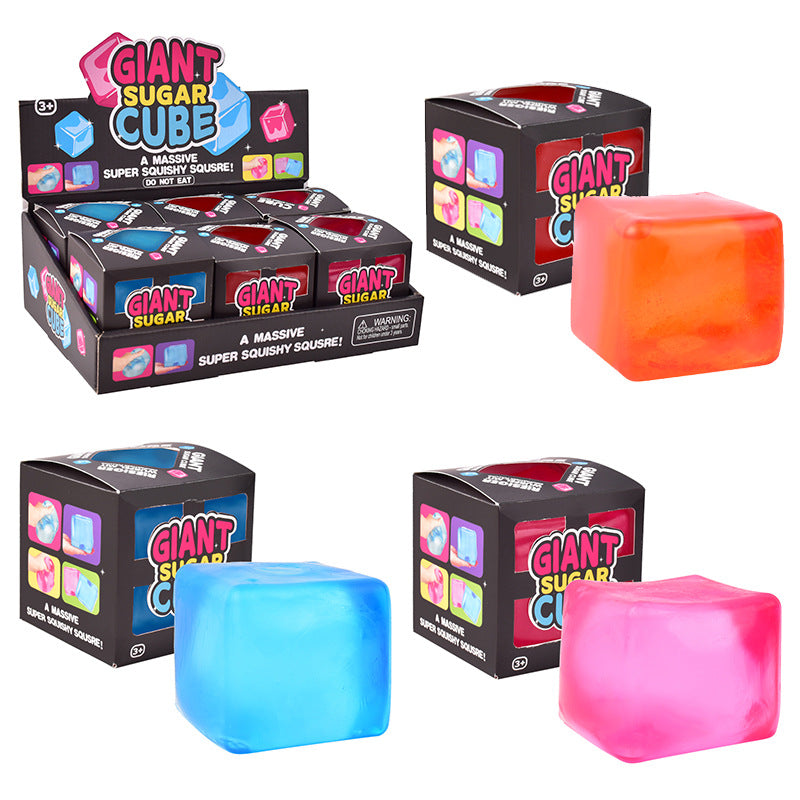 3.15in Ice Cube Squishy Slow Rising Stress Toy