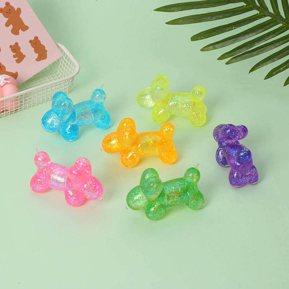 Balloon Dog Squishy Toy Slow Rising Stress Relief Squeeze Toy