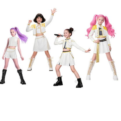 K-POP Demon Hunters Stage Outfit Cosplay Set 3D Digital Print Anime Costume