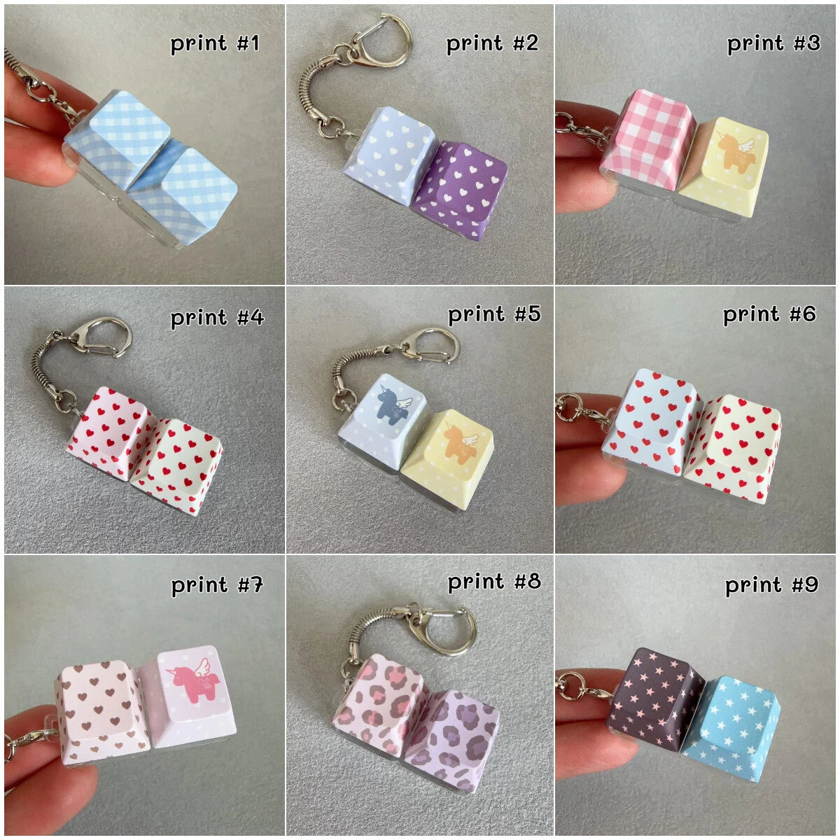 Mini Keyboard Bag Charm Keychain Aesthetic Key Cap Accessory – Gift Shop Wholesale