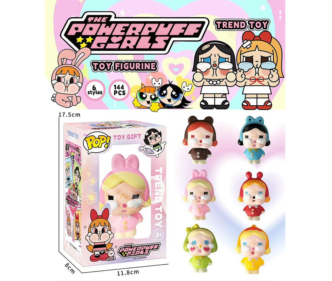 Crying Baby Style Vinyl Figure Cartoon Desktop Collectible Ornament, Random Style