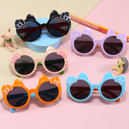 Spring & Summer Kids Sunglasses UV Protection Cat Bow Shades