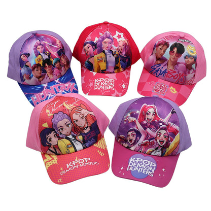 K-POP Demon Hunters Digital Print Kids Baseball Cap Cartoon Anime Duckbill Hat for Boys & Girls