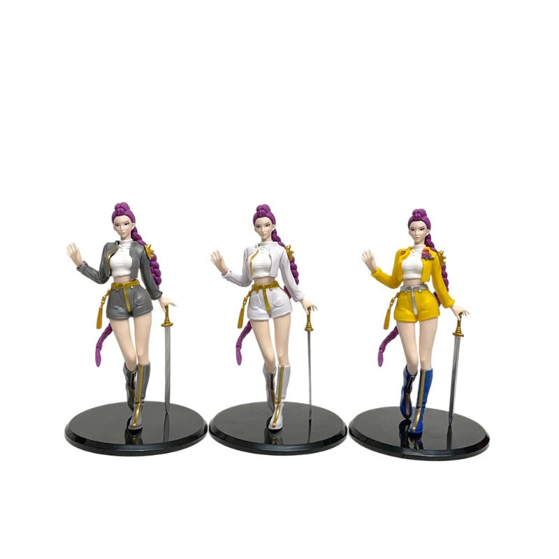 Demon Hunter Rumi Action Figure K-POP Inspired Desk Display Collectible (Blister Pack)