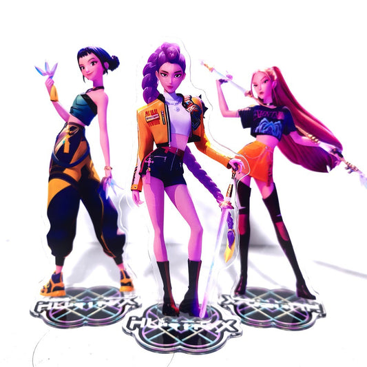 K-Pop Demon Hunters Acrylic Standee Desktop Decoration Trendy Merchandise