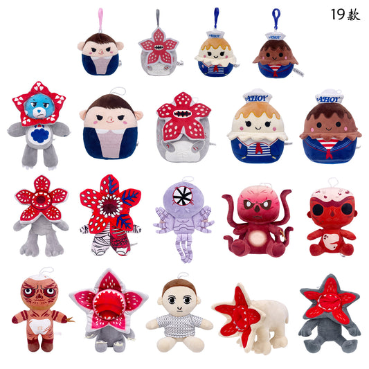 Stranger Things Demogorgon Plush Keychain Monster Flower Soft Doll Bag Charm
