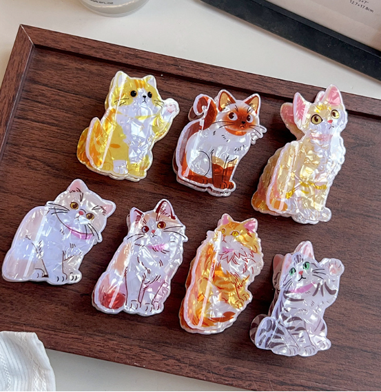 Cute Animal Hair Claw Clips – Cat & Dog Hair Accessories for Women & Girls, Novelty Gift