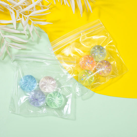 Mini Squishy Dumpling Realistic Steamed Bun Stress Relief Squeeze Toy