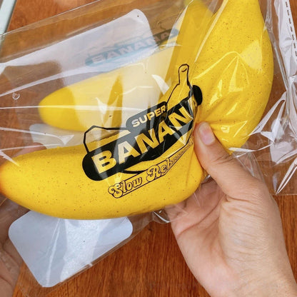 Simulation Banana Squishy Slow Rising Stress Relief Squeeze Toy