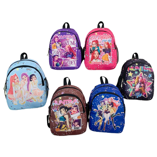 K-Pop Demon Hunters Cartoon Backpack Cute Kindergarten School Bag for Boys & Girls
