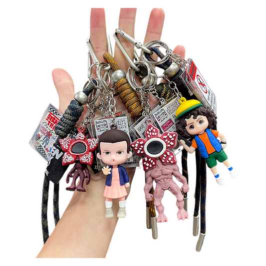 Stranger Things–Inspired Bag Charm Key Chain