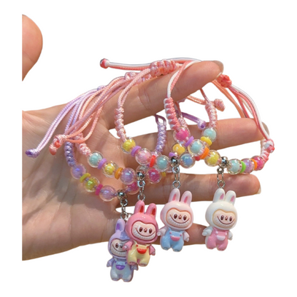 Cute Cartoon Woven Wrist Strap Bracelet Wholesale Trendy Monster Merchandise