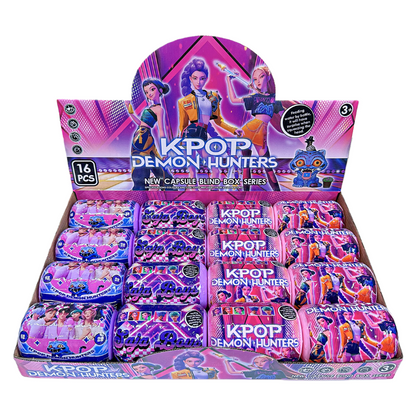 K-POP Demon Hunters Blind Box Capsule Figures Trendy Collectible Keychain Toys for Bags and Car Decorations