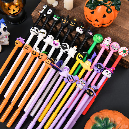 Halloween Character Ballpoint Spooky Cartoon Retractable Pens Stationery
