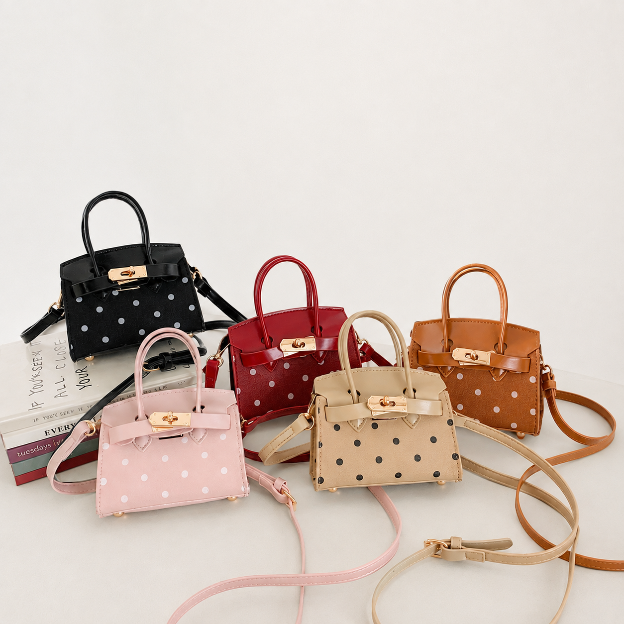 Mini Polka Dot Crossbody Bag – Kids & Mommy Purse