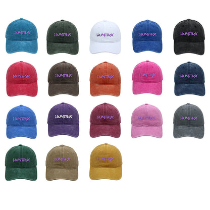 K-Pop Demon Hunter HUNTR/X Embroidered Washed Baseball Cap – Unisex Casual Hat