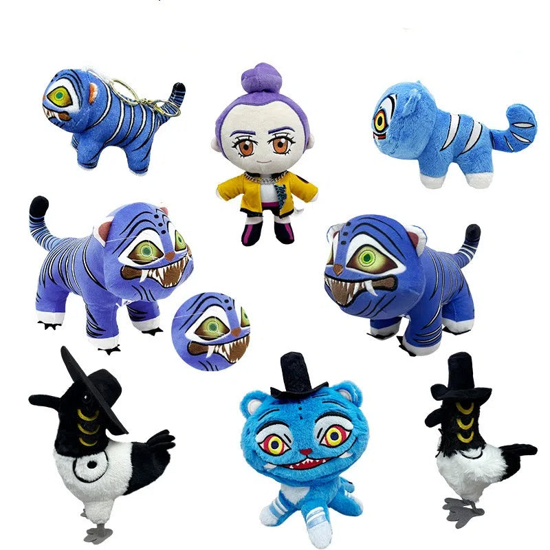 Kpop Demon Hunters x Gaza Boys Tiger Plush Toy – Cute Collectible Stuffed Doll