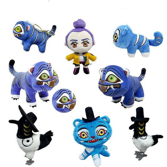Kpop Demon Hunters x Gaza Boys Tiger Plush Toy – Cute Collectible Stuffed Doll