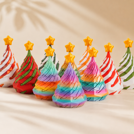 3D Printed Impossible Christmas Tree Fidget Toy – Stress Relief Holiday Desk Decor