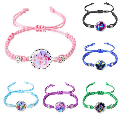 K-POP Demon Hunters Series Bracelet Set Creative Charm Braided Adjustable Bracelets