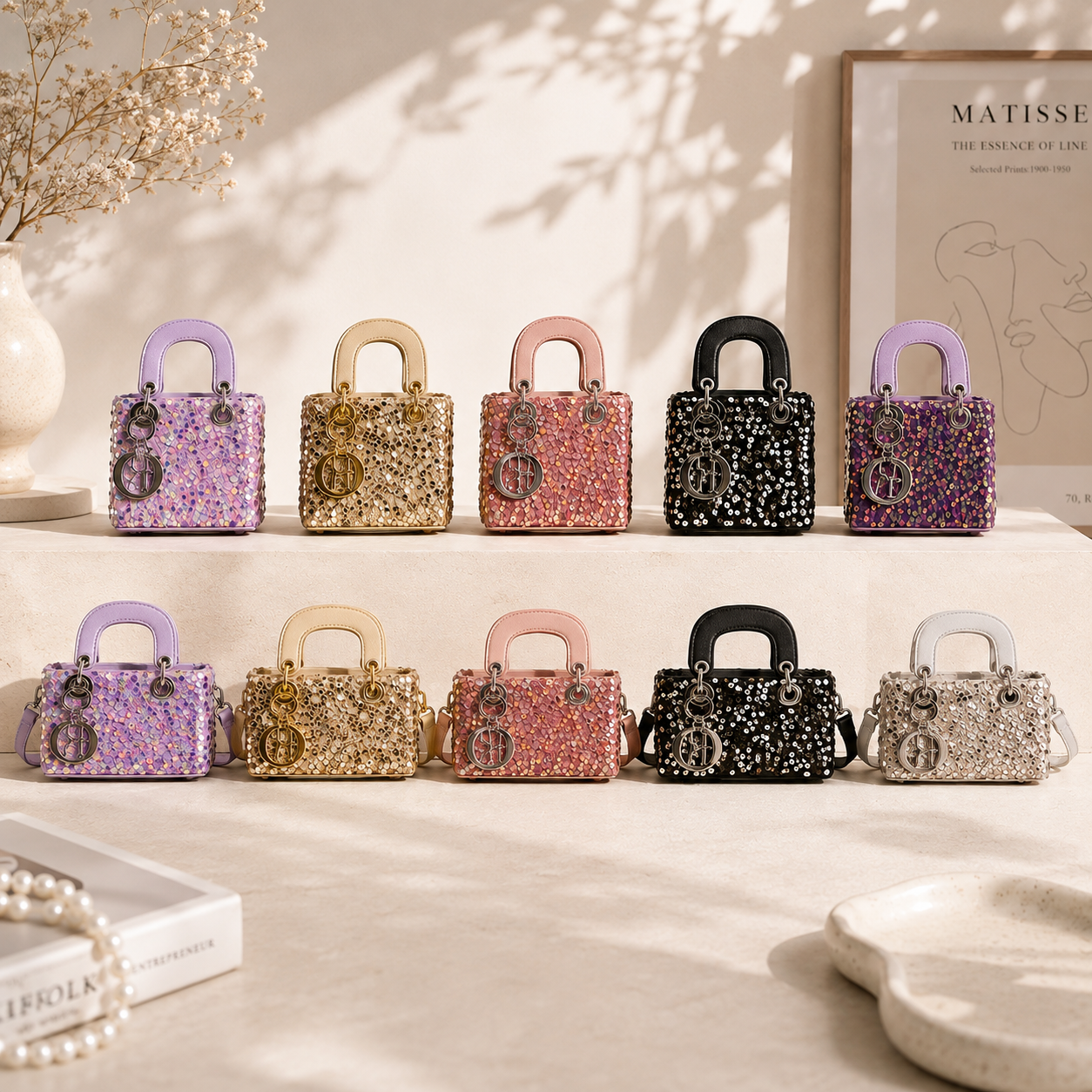 Kids Sequin Crossbody Bag – Sparkly Mini Handbag in 2 Styles