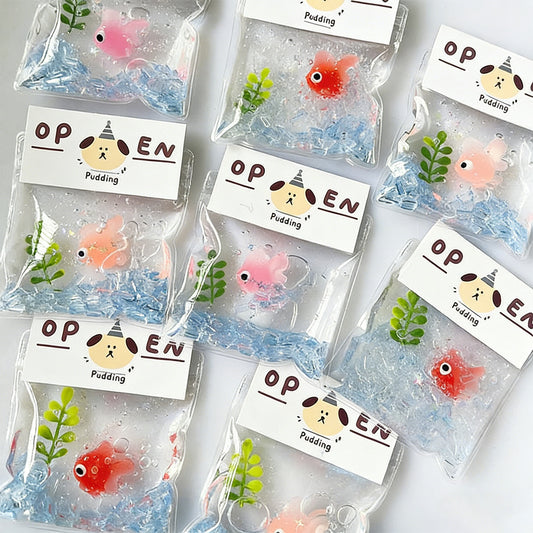 Super Soft Goldfish Squishy Slow Rising Stress Relief Fidget Toy (Bagged)