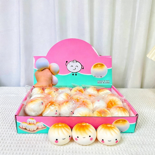 Emoji Bun Squishy Slow Rising Squeeze Stress Relief Decompression Fidget Toy